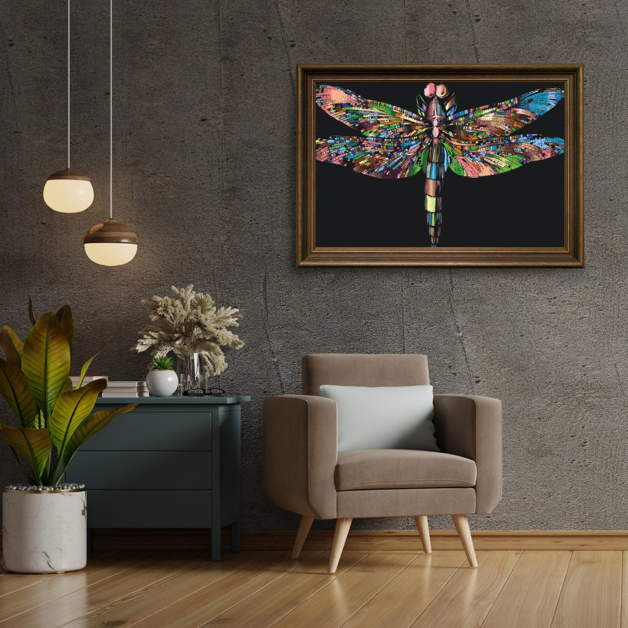 Diamond Painting - Libellule colorée - SEOS®