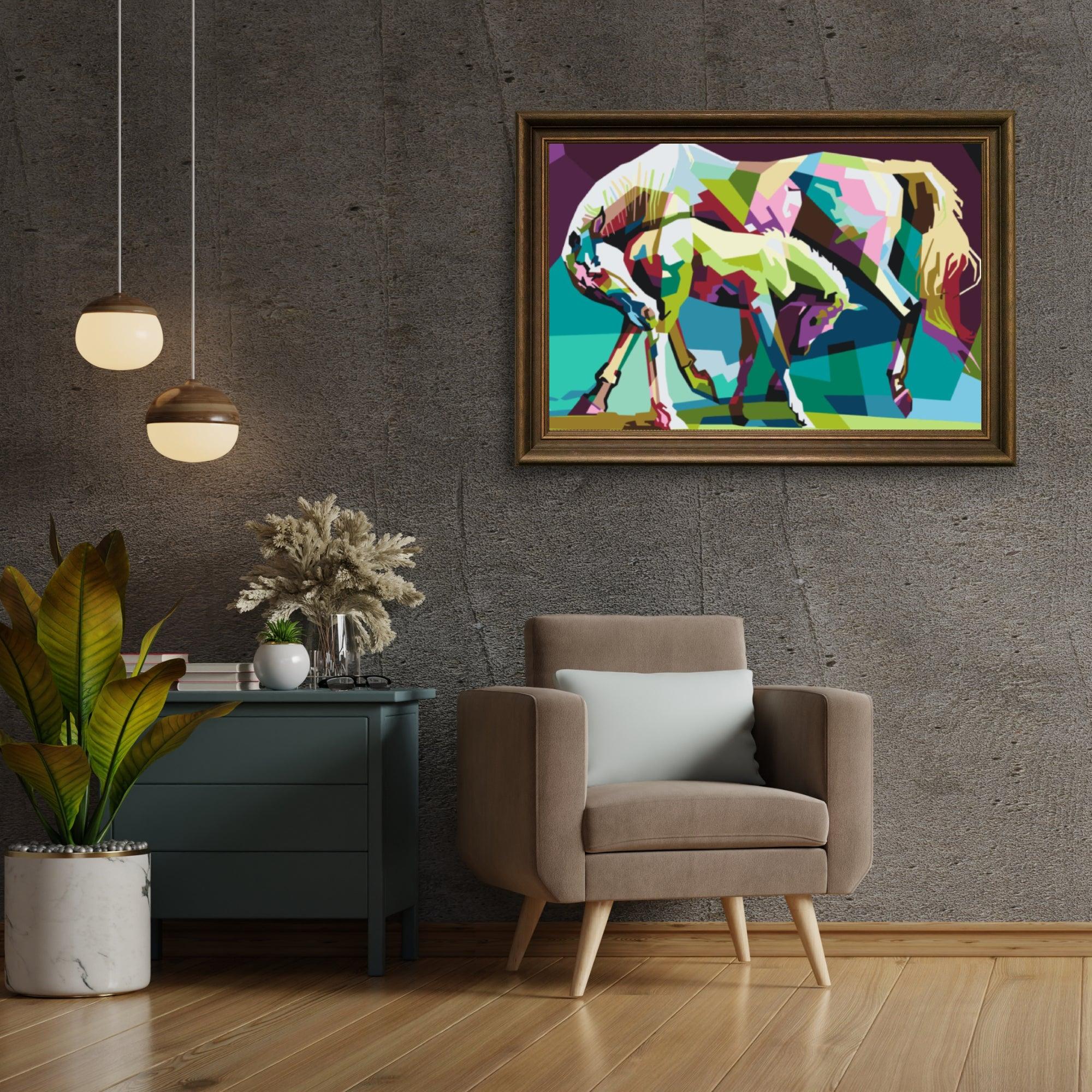 Diamond Painting - Chevaux colorés - SEOS®