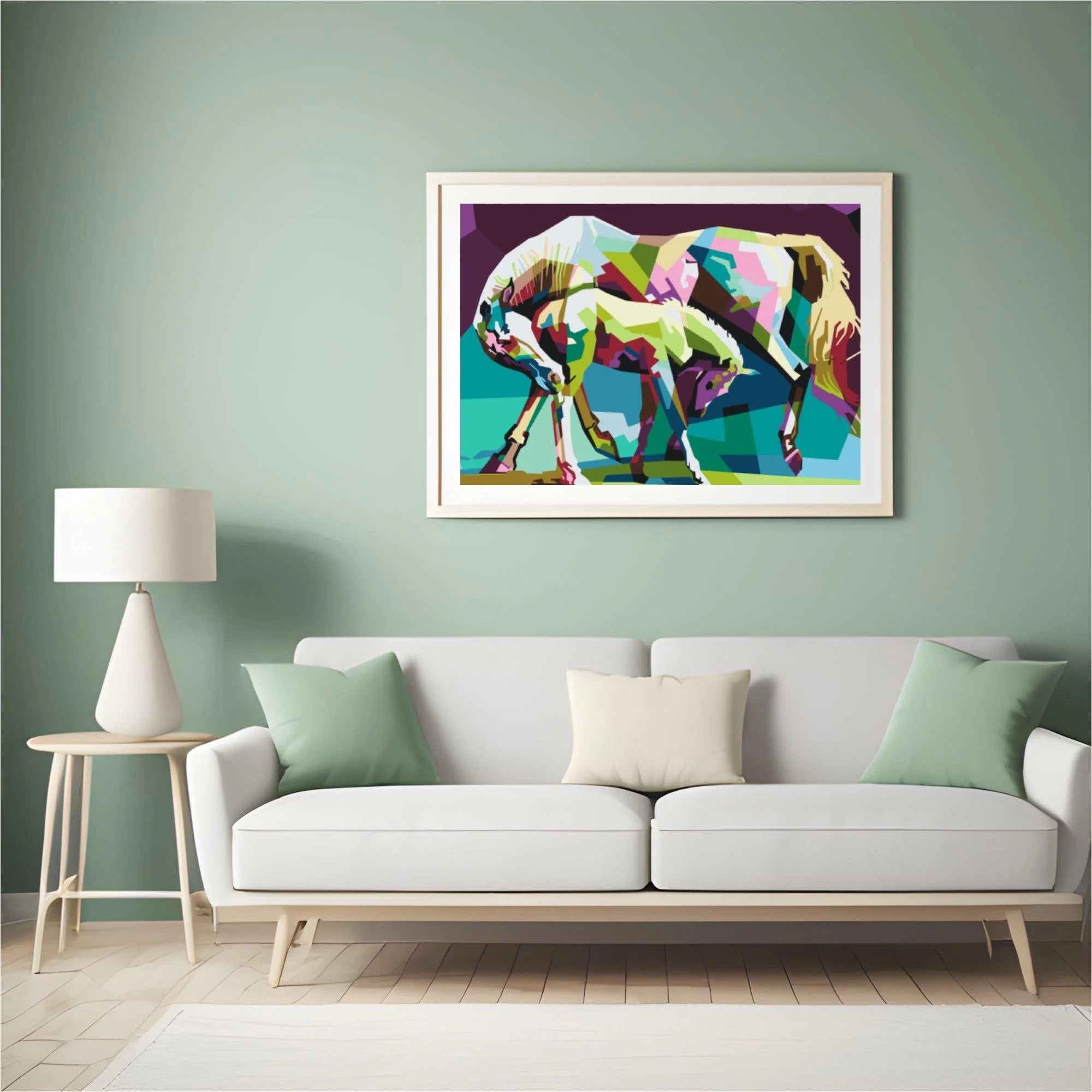 Diamond Painting - Chevaux colorés - SEOS®
