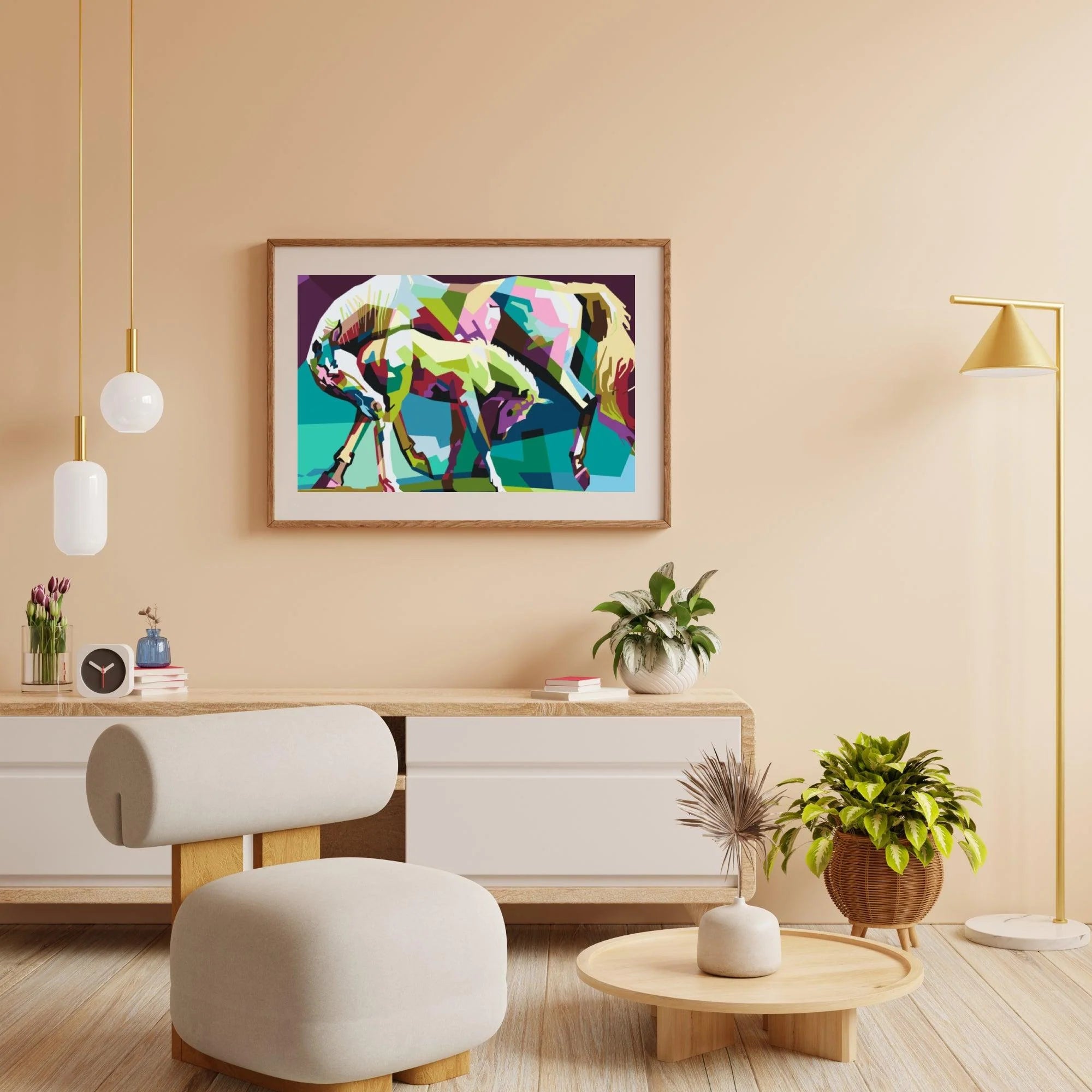 Diamond Painting - Chevaux colorés - SEOS®