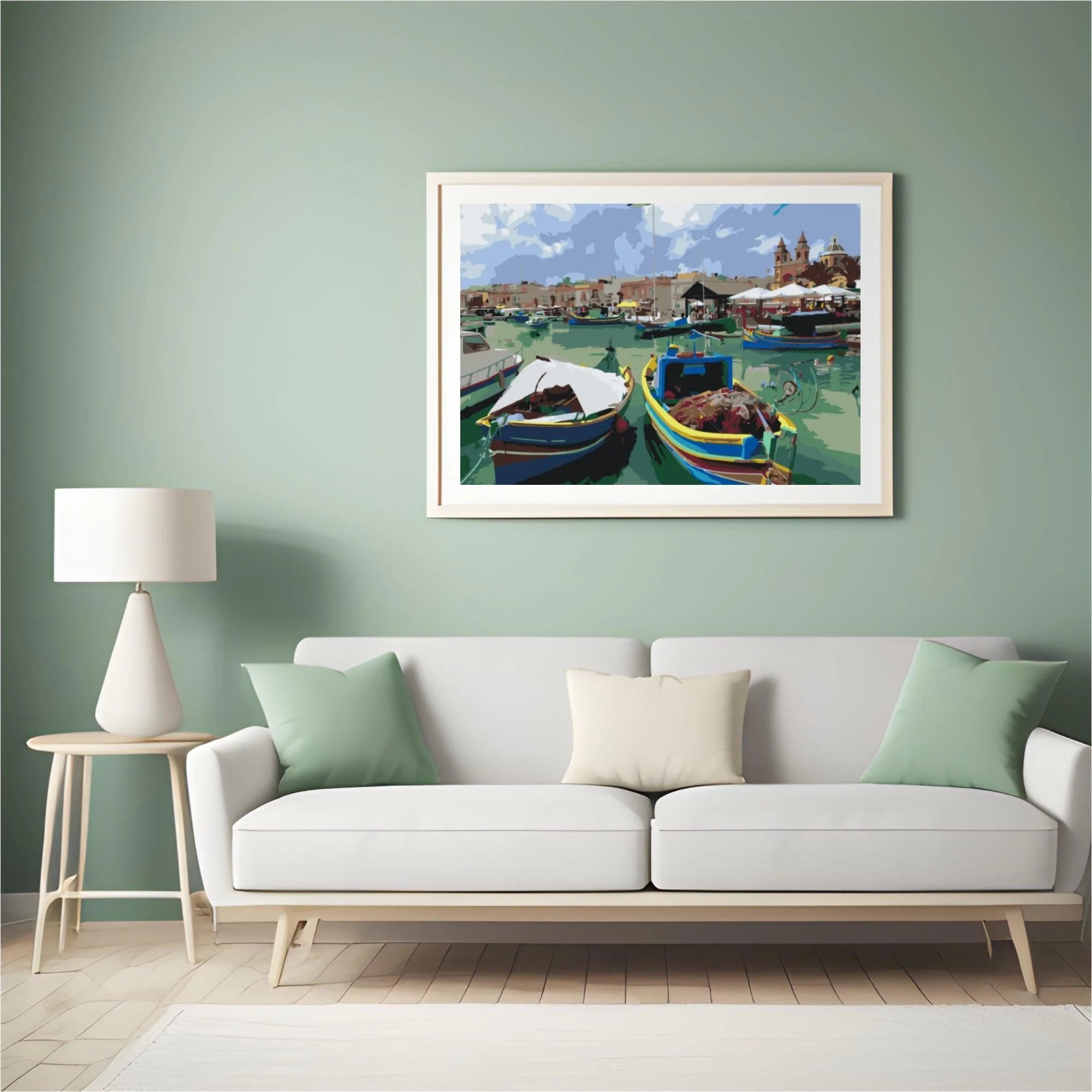 Diamond Painting - Bateaux de pêche colorés - SEOS Shop ®