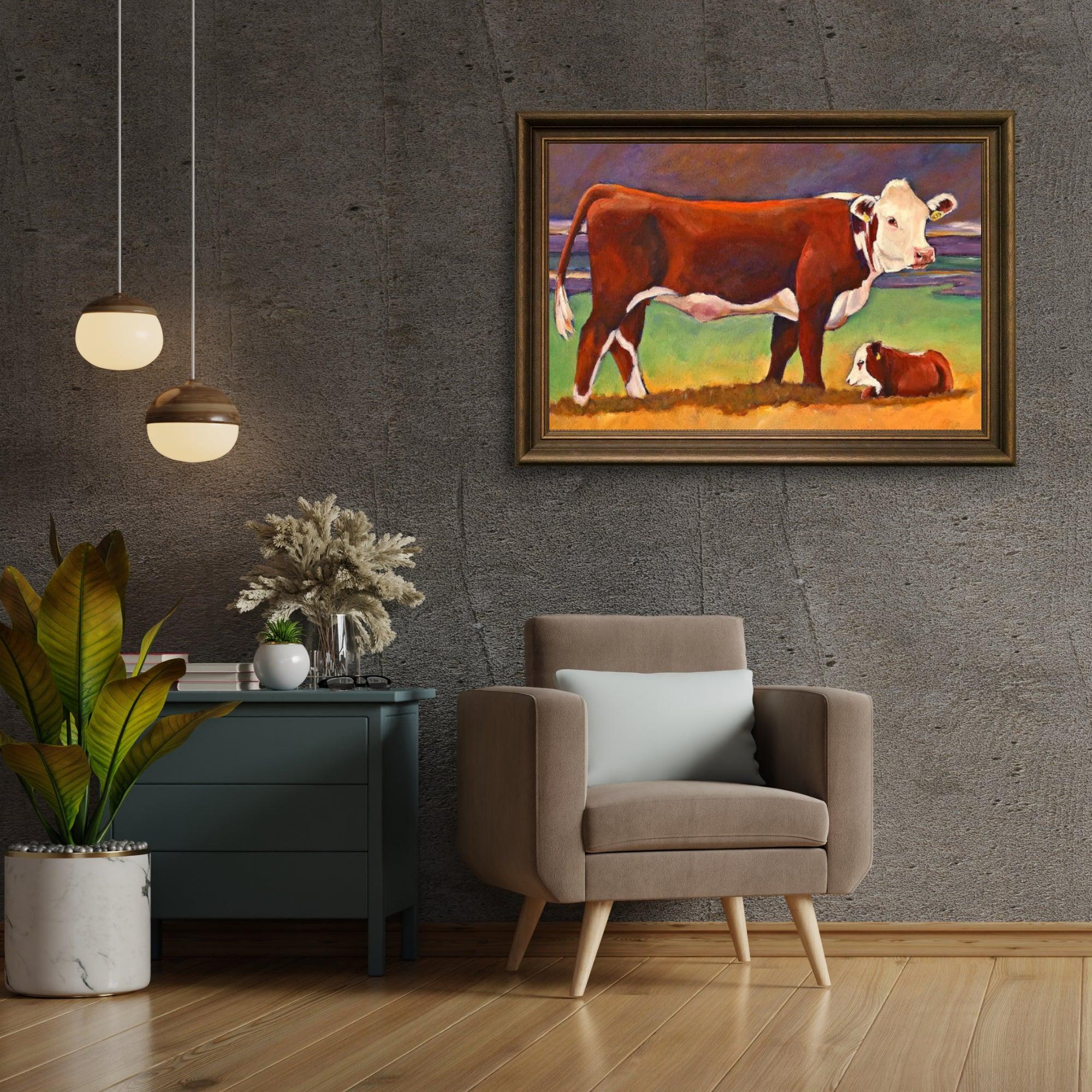 Diamond Painting - Vache et veau - SEOS Shop ®