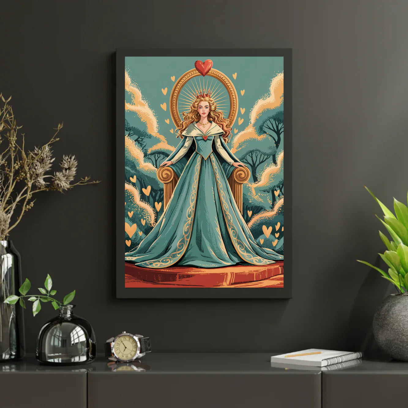 Diamond Painting - Reine du cœur