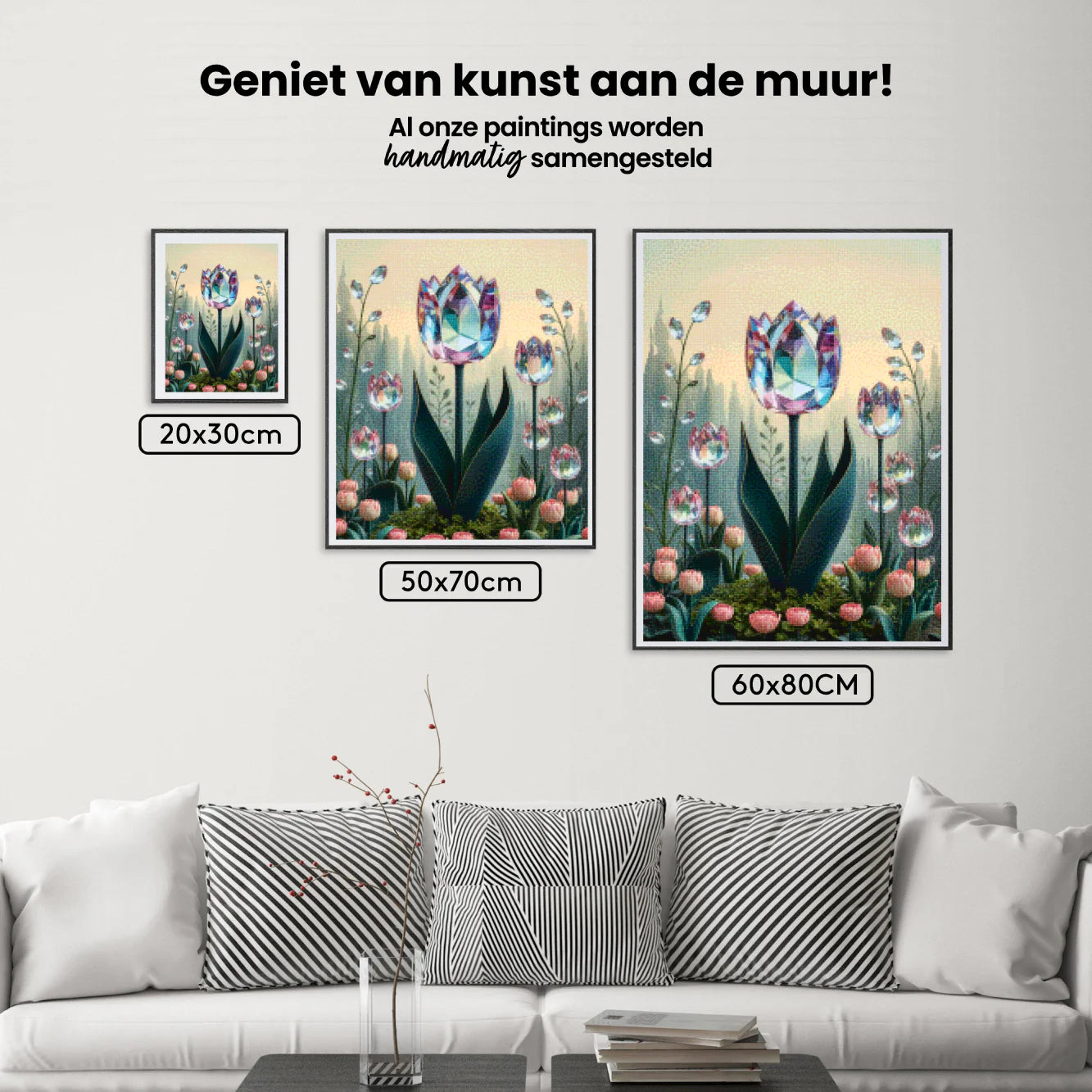 Diamond Painting - Tulipe cristalline en fleurs V1