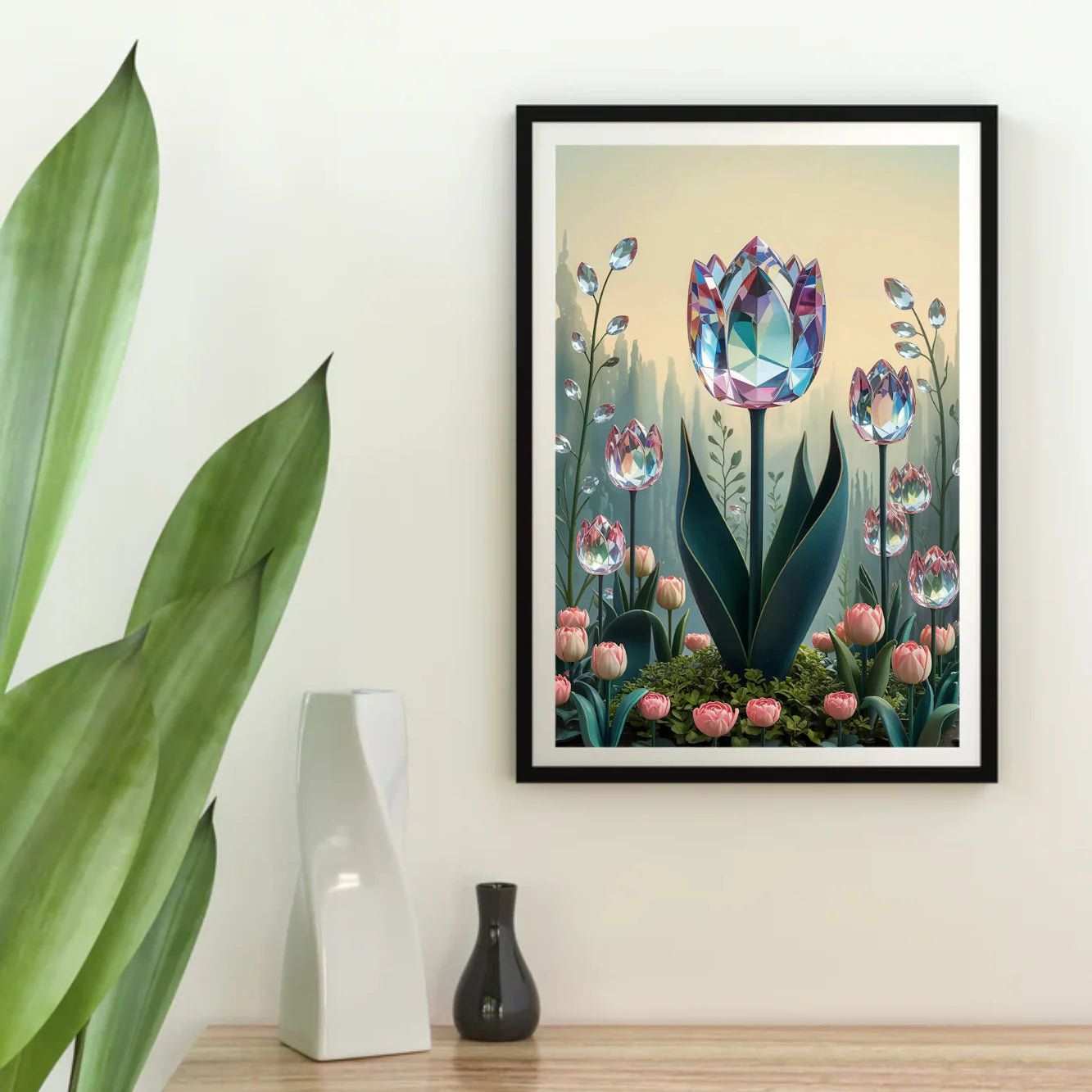 Diamond Painting - Tulipe cristalline en fleurs V1