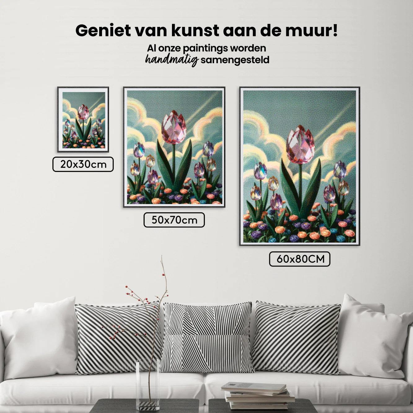Diamond Painting - Tulipe en cristal fleur V2