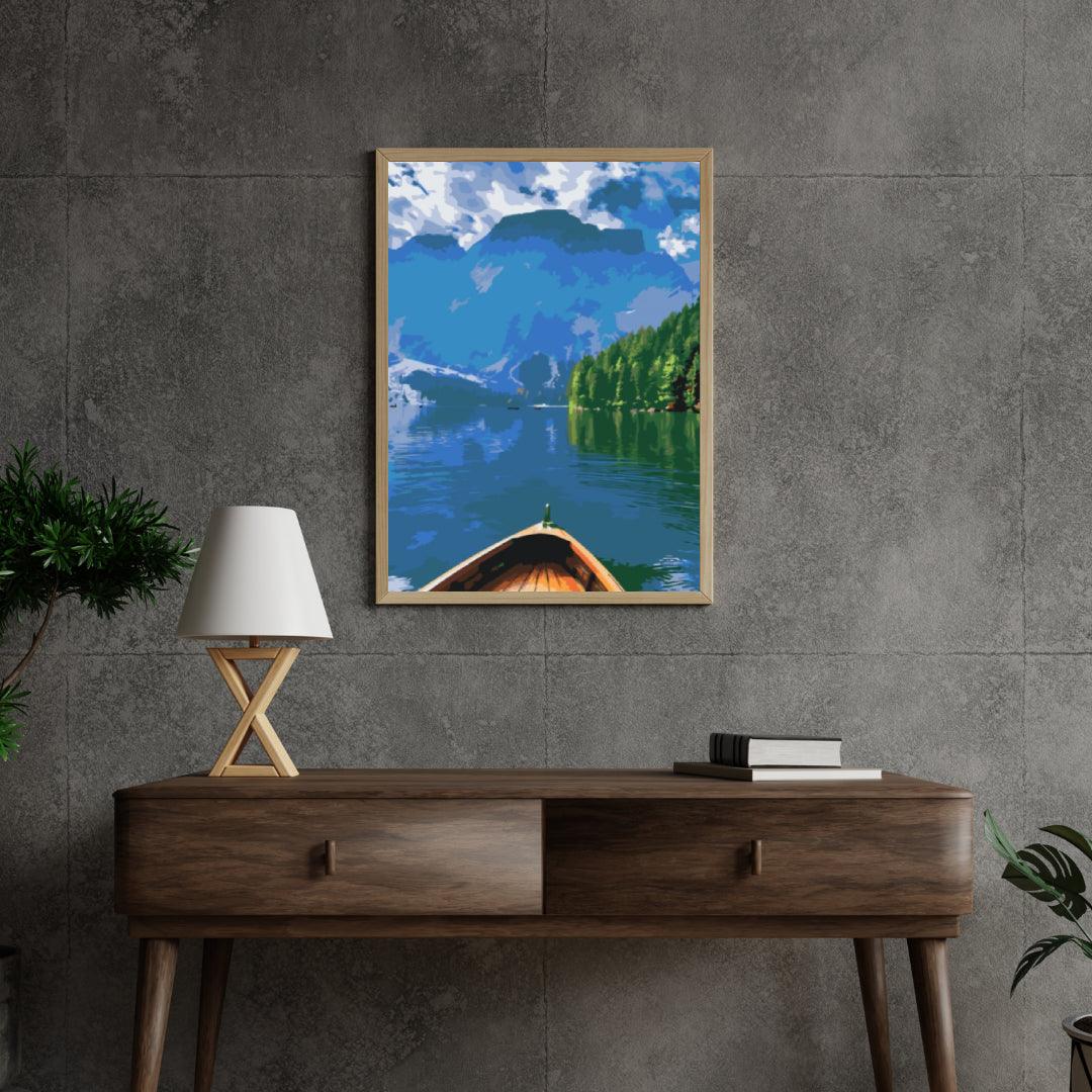 Diamond Painting - Lago di Braies, Italie - SEOS Shop ®