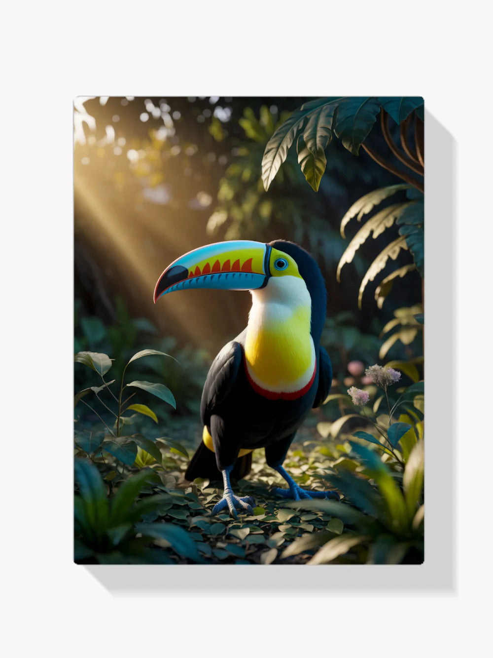 Diamond Painting - Toucan vivant dans une forêt tropicale
