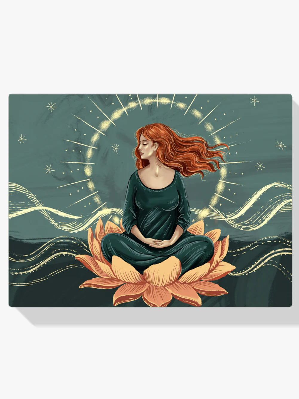 Diamond Painting - Lotus dans les étoiles
