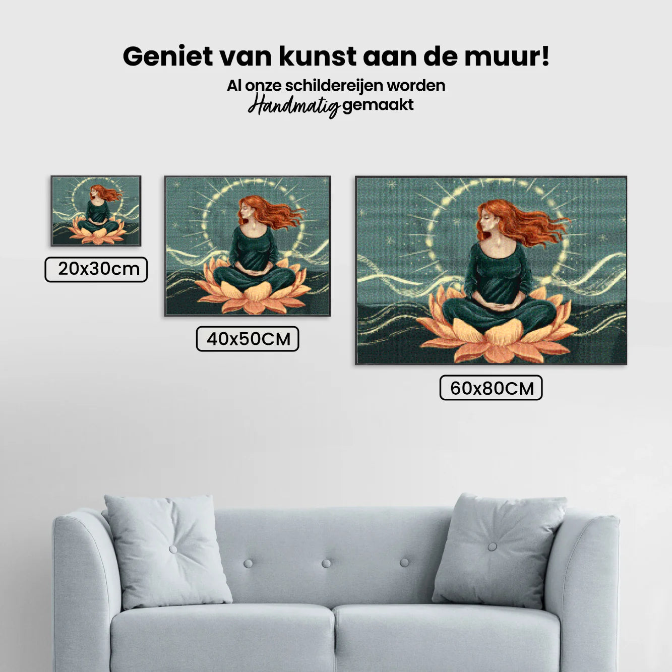 Diamond Painting - Lotus dans les étoiles