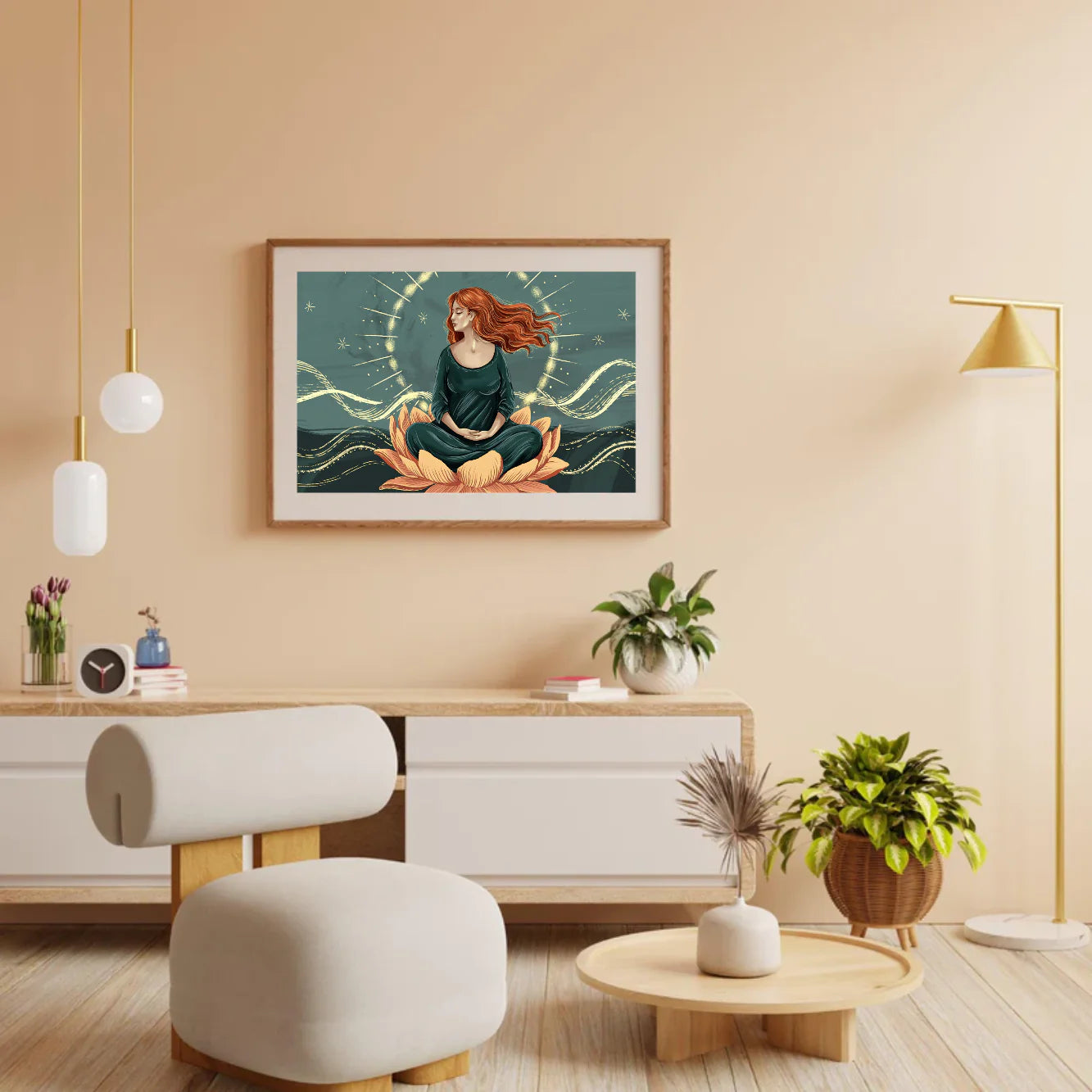 Diamond Painting - Lotus dans les étoiles