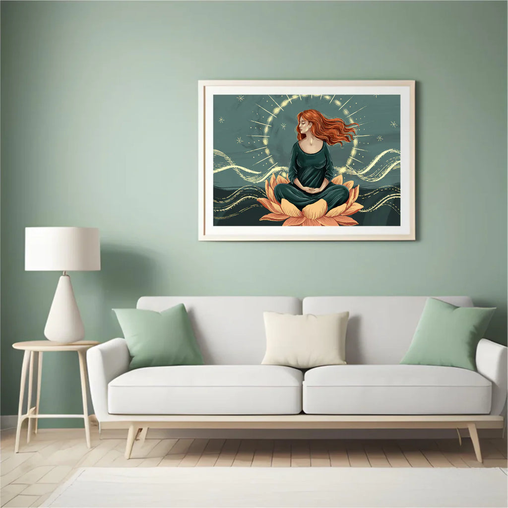 Diamond Painting - Lotus dans les étoiles