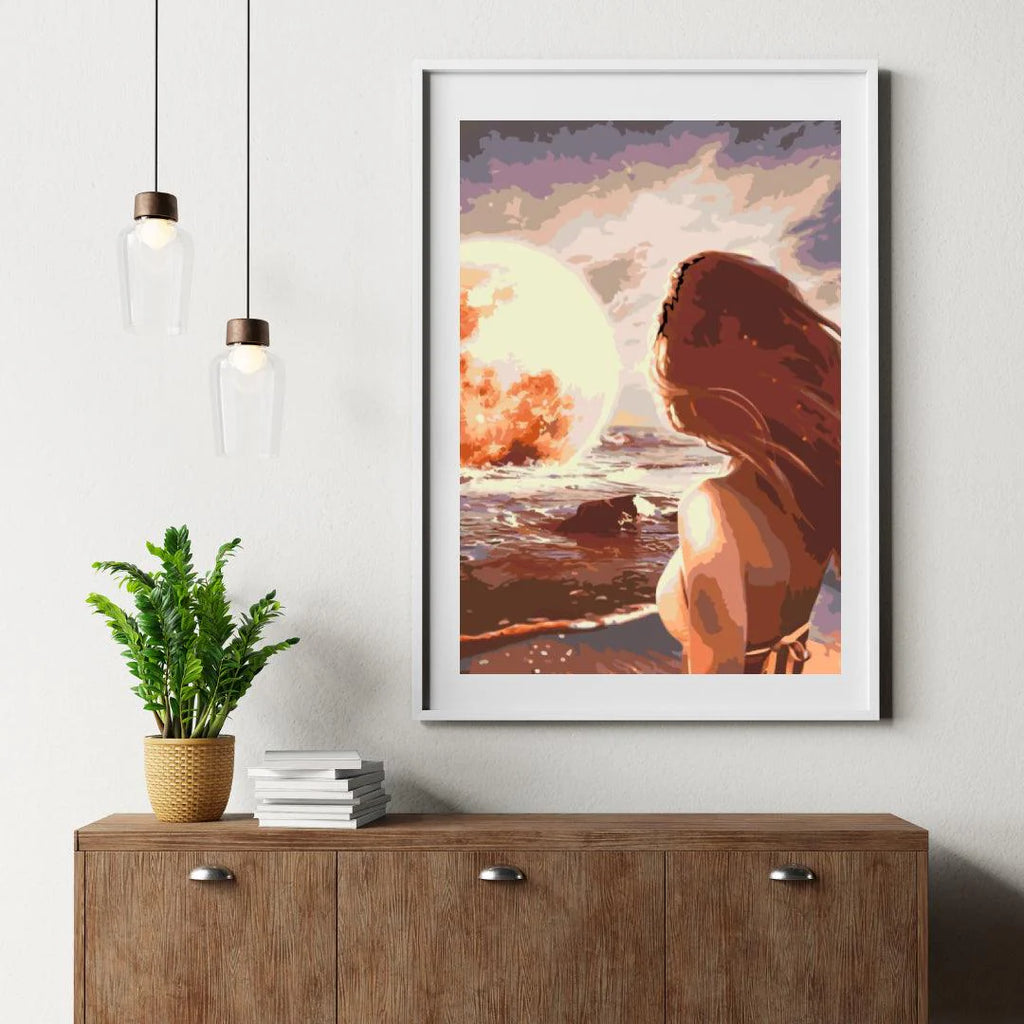 Diamond Painting - Lune sur mer - SEOS Shop ®
