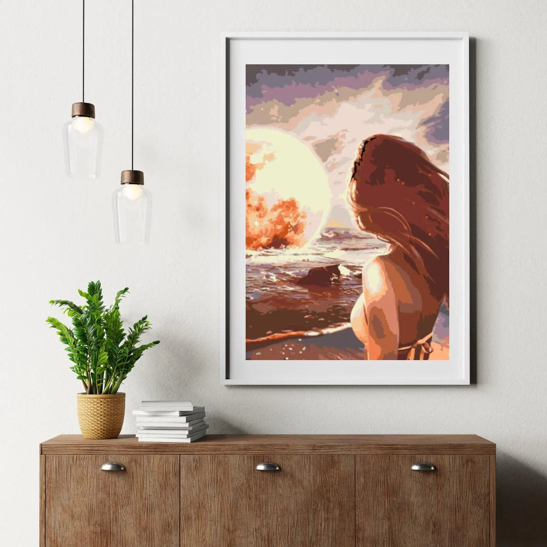 Diamond Painting - Lune sur mer - SEOS Shop ®