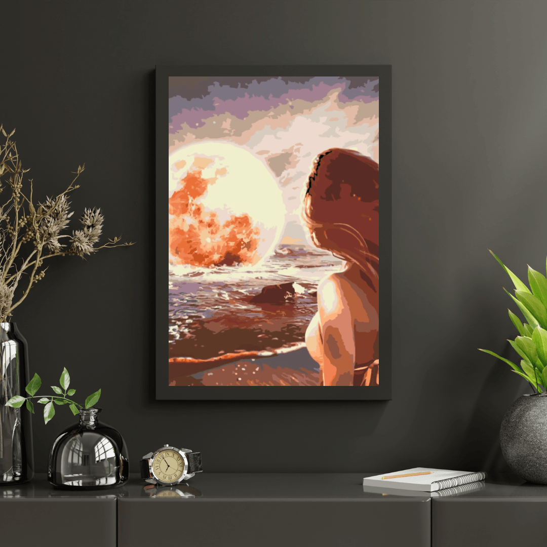 Diamond Painting - Lune sur mer - SEOS Shop ®