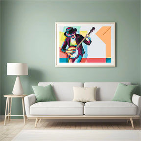 Diamond Painting - Un homme joue du banjo - SEOS Shop ®