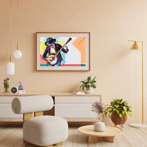 Diamond Painting - Un homme joue du banjo - SEOS Shop ®