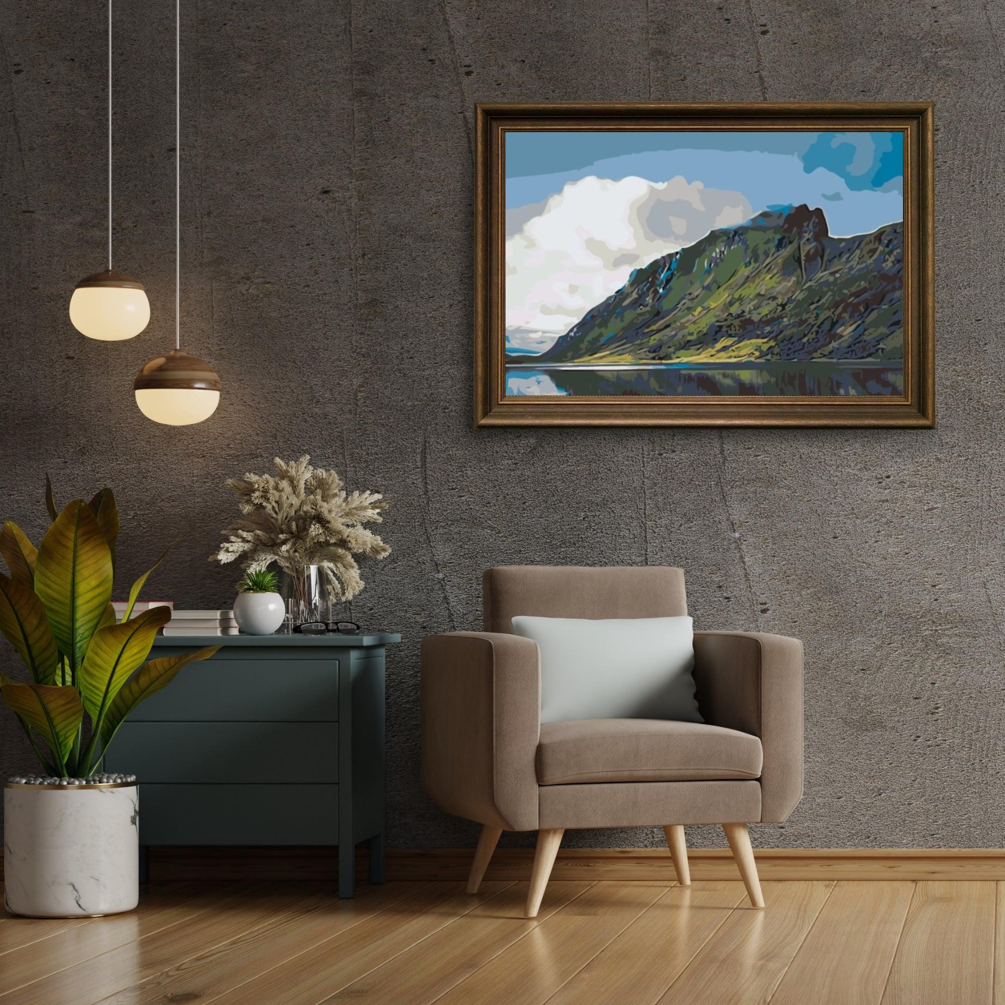Diamond Painting - Plus dans les montagnes, Fjord - SEOS Shop ®