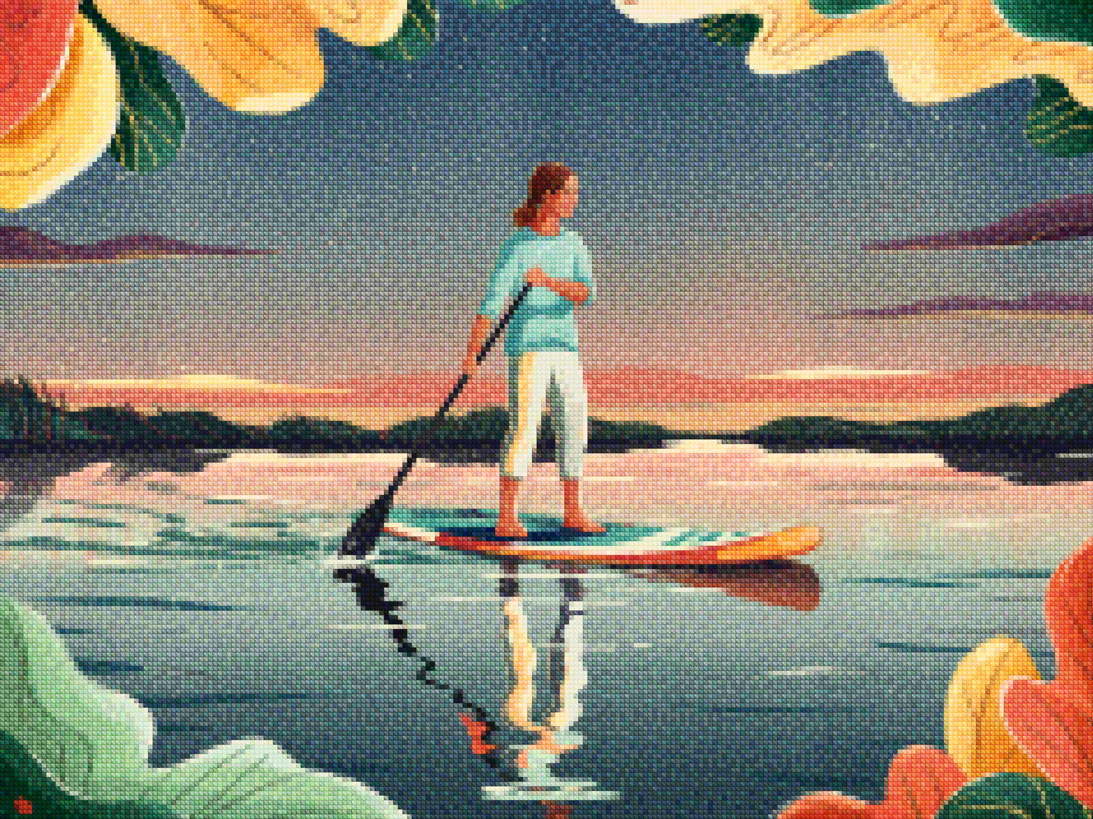 Diamond Painting - Mer de calme courage