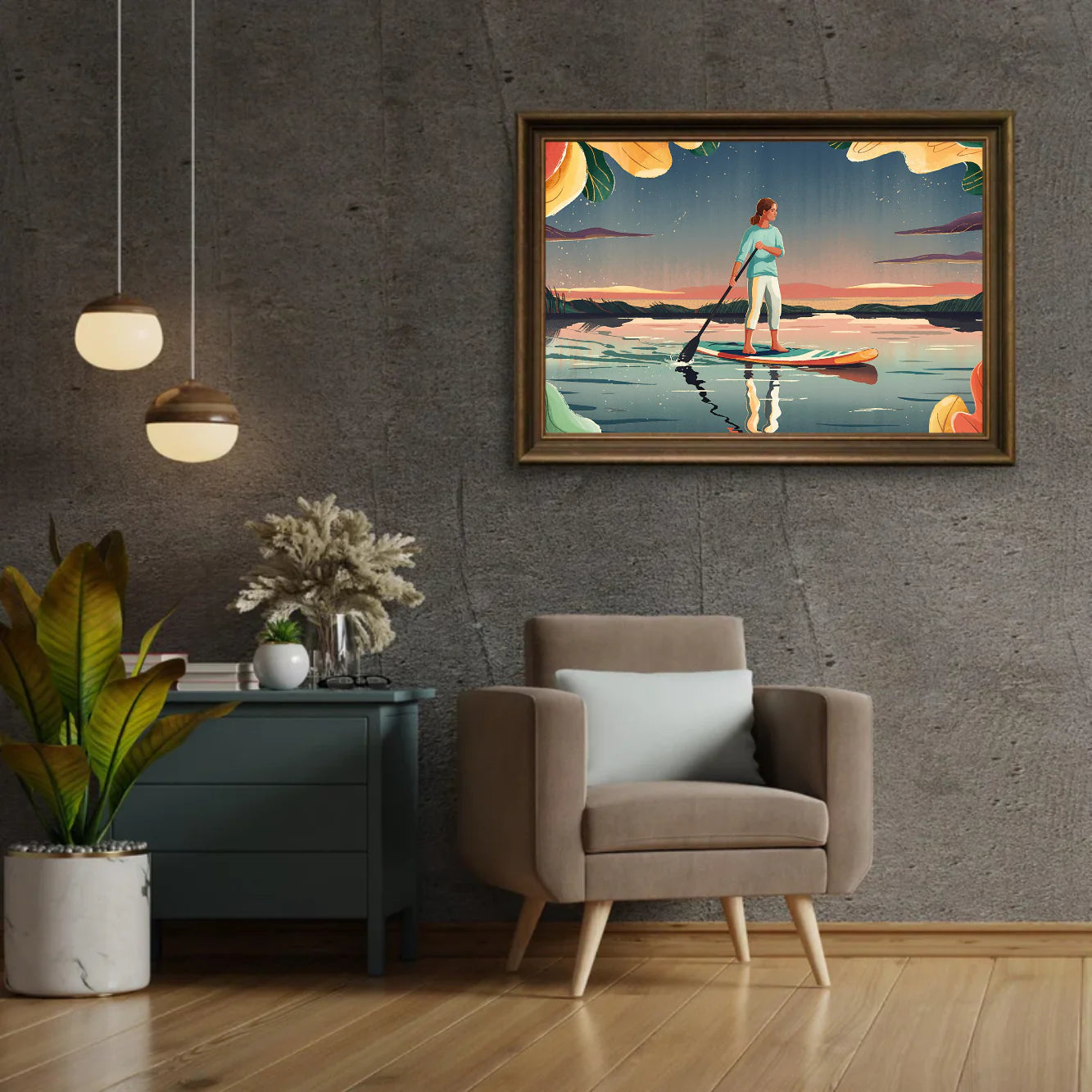 Diamond Painting - Mer de calme courage
