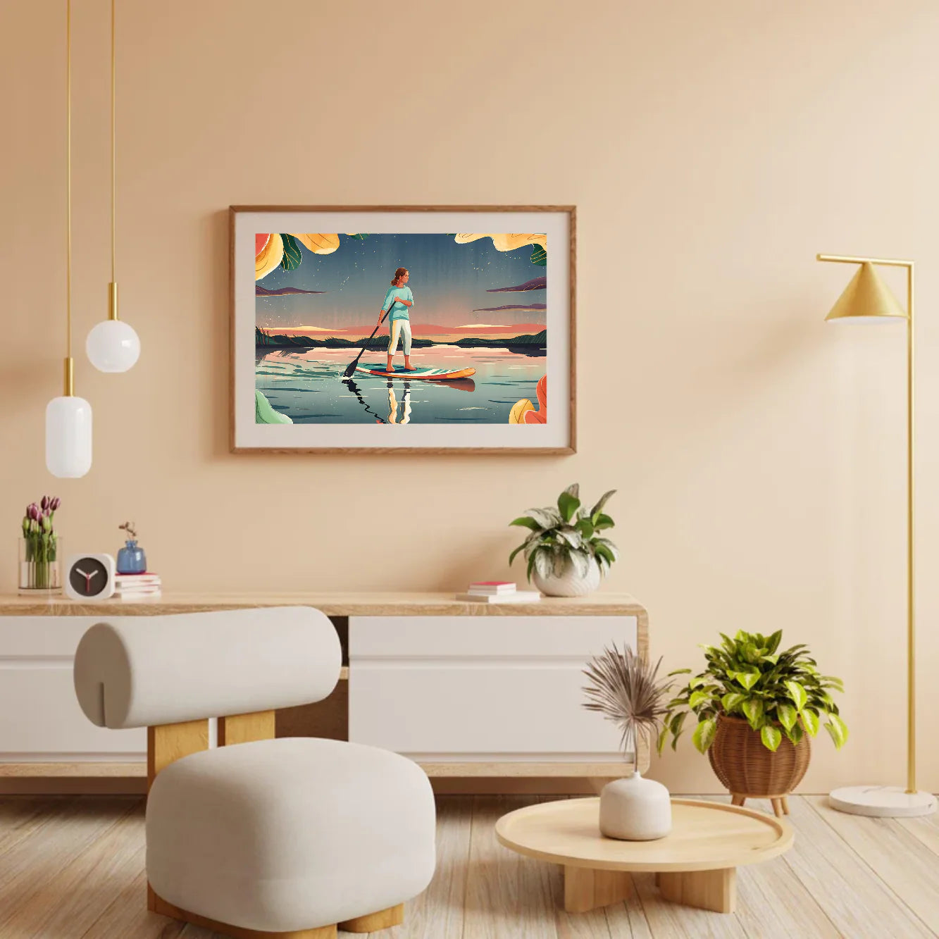 Diamond Painting - Mer de calme courage