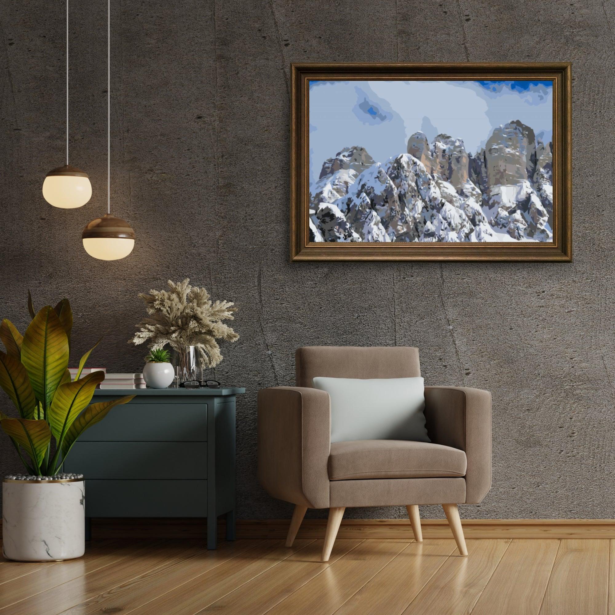 Diamond Painting - Monte Civetta, Dolomites - SEOS Shop ®