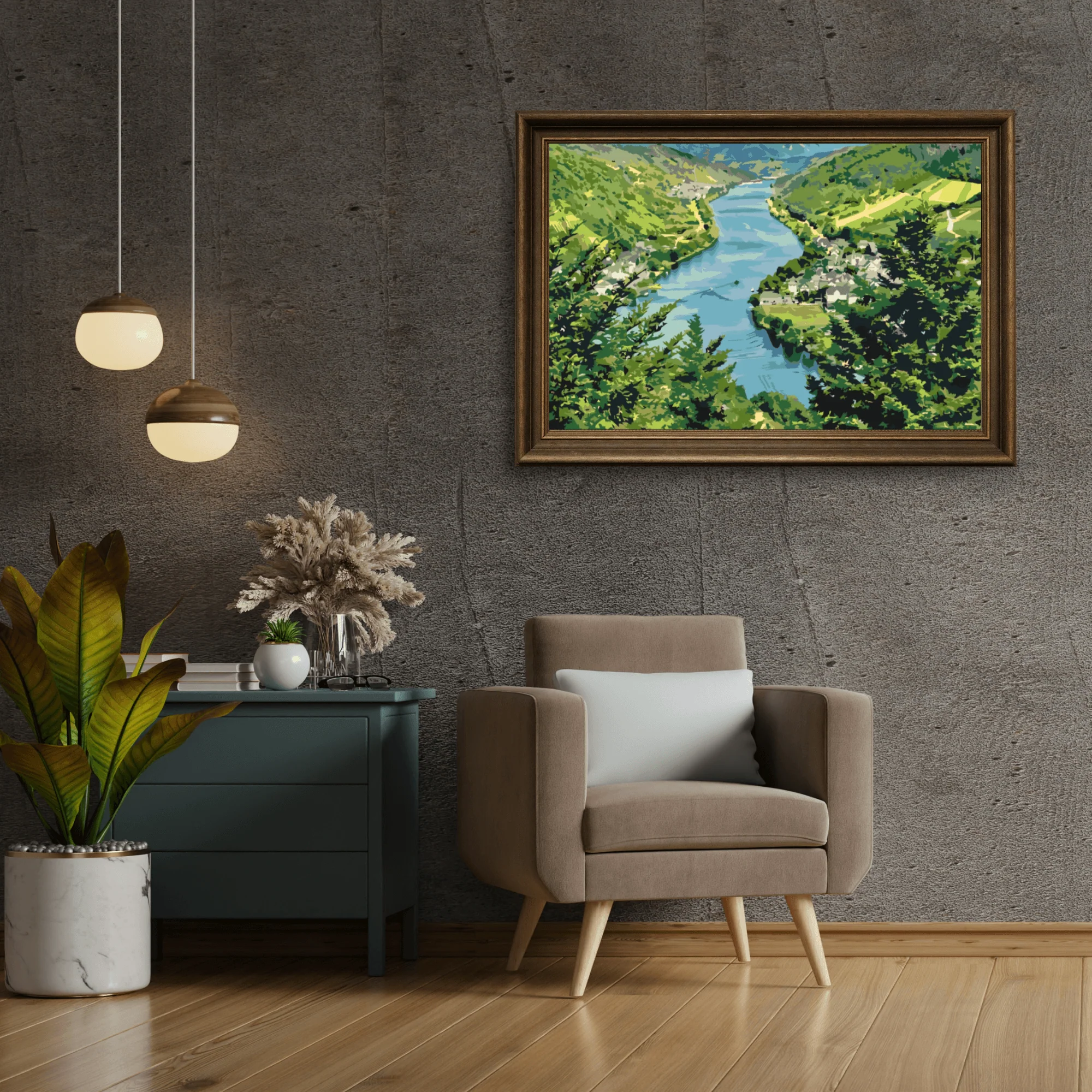 Diamond Painting - Mosela rivière - SEOS Shop ®