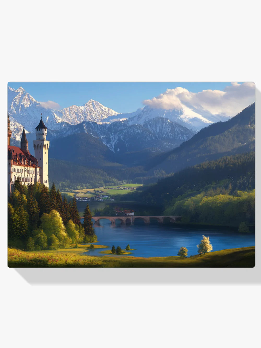 Diamond Painting - Château de montagne mystique