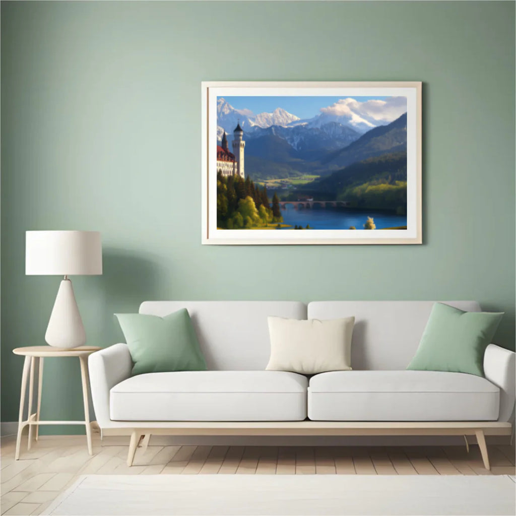 Diamond Painting - Château de montagne mystique