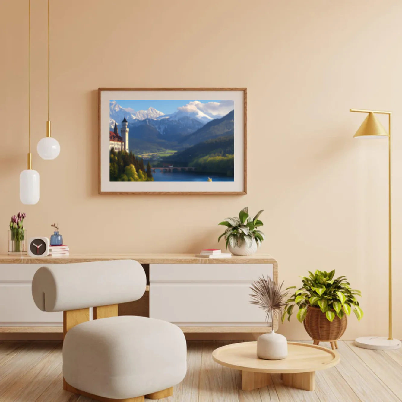 Diamond Painting - Château de montagne mystique