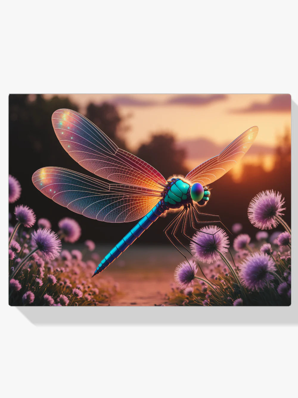 Diamond Painting - Libellule mystique aux ailes scintillantes