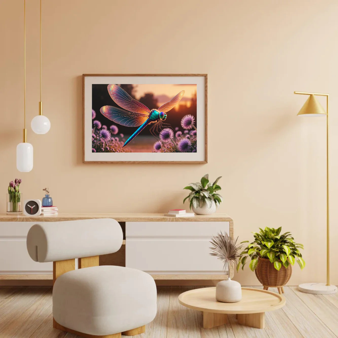 Diamond Painting - Libellule mystique aux ailes scintillantes