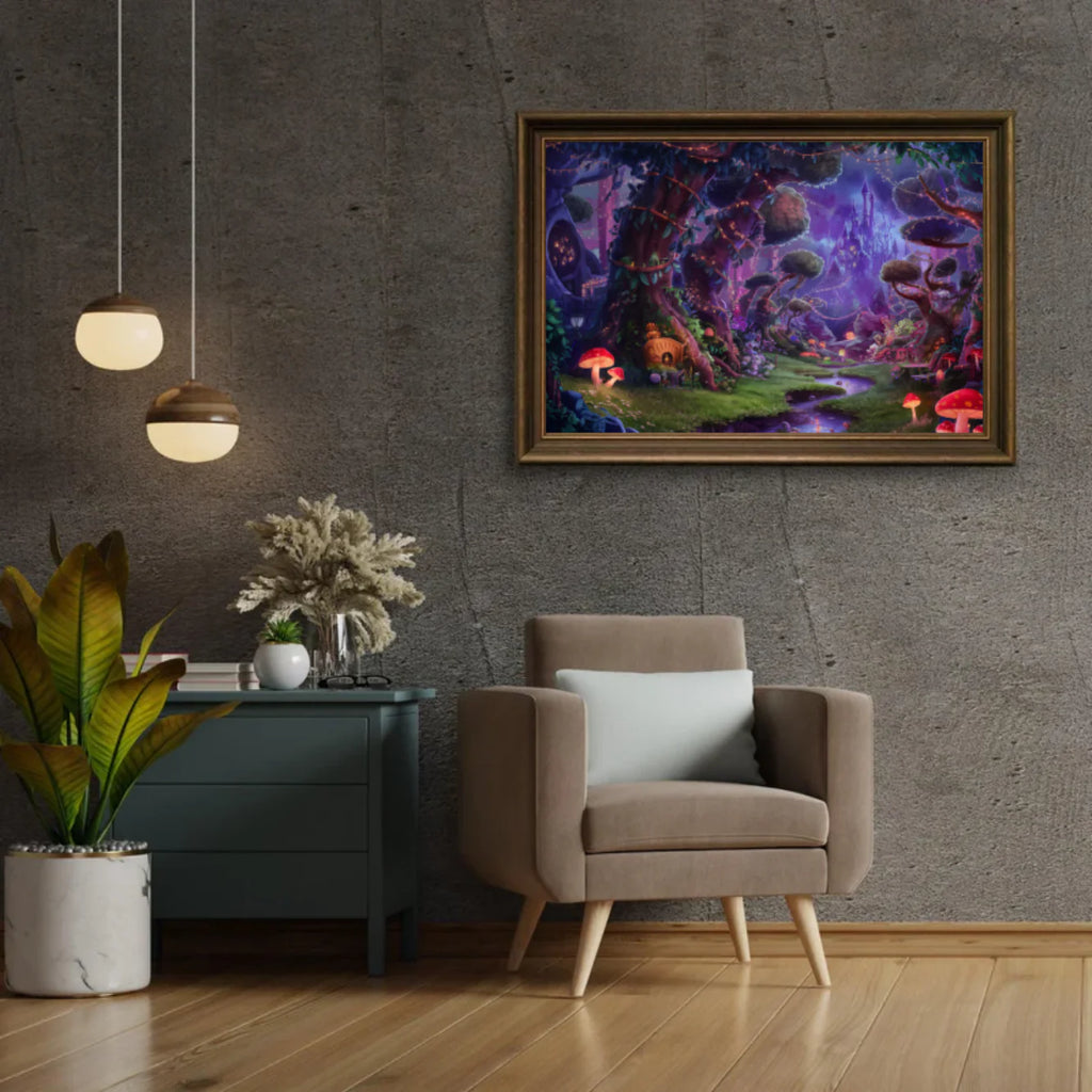 Diamond Painting - Lieu mystique pour les cèpes