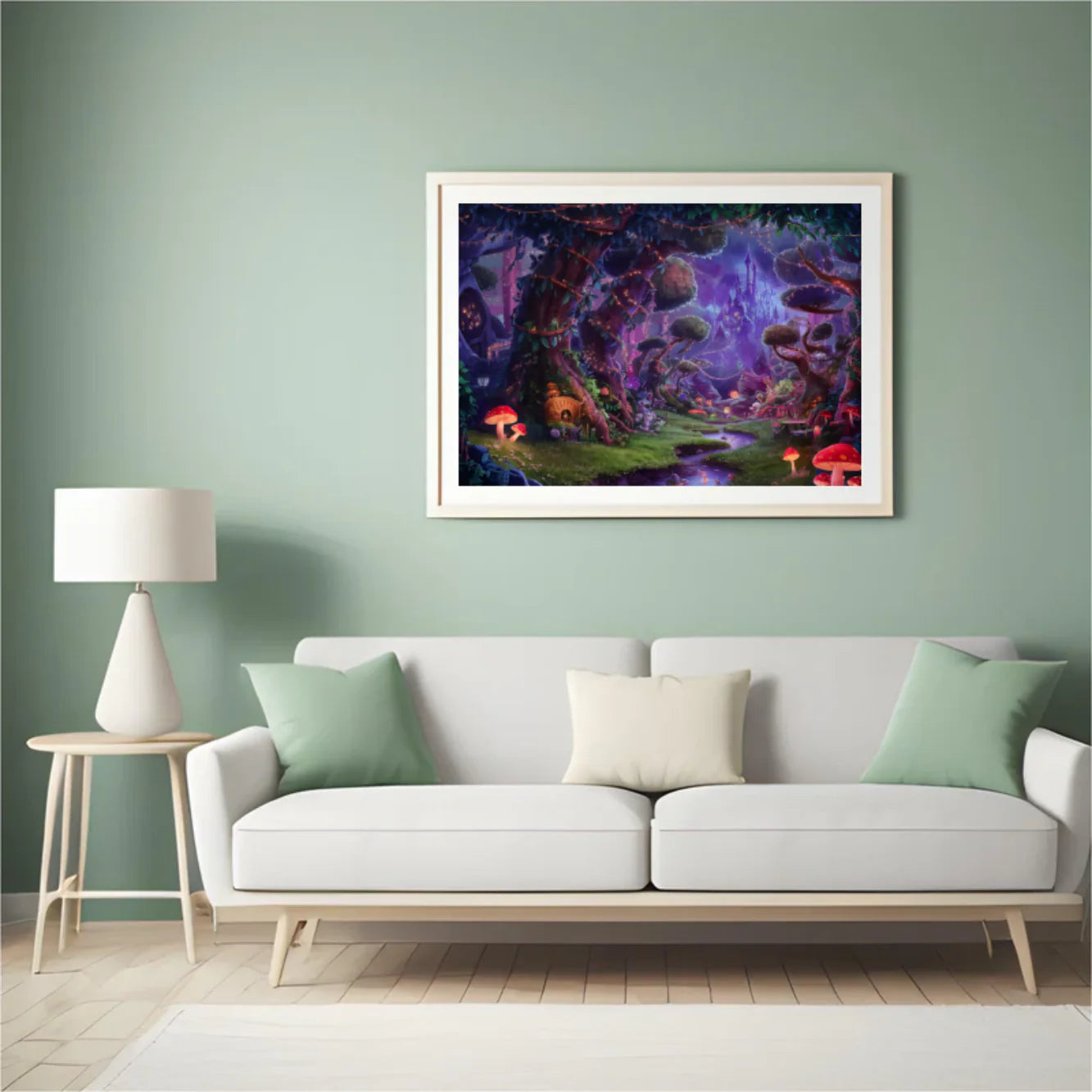 Diamond Painting - Lieu mystique pour les cèpes