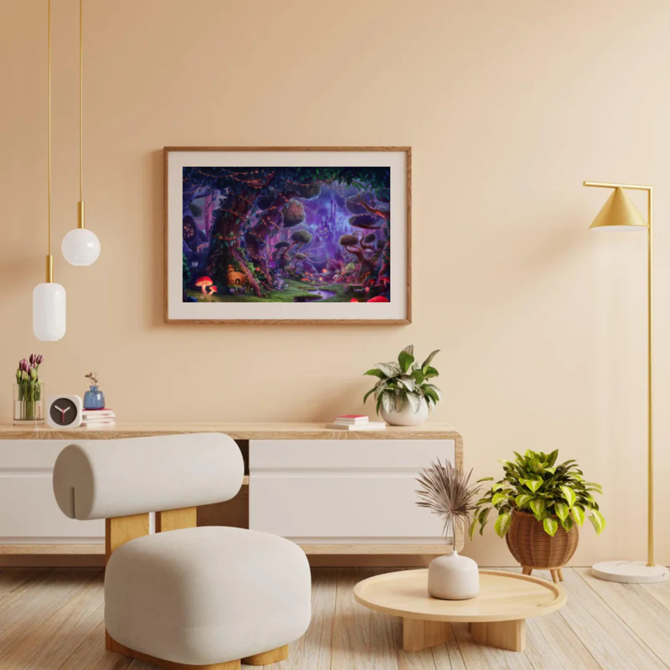 Diamond Painting - Lieu mystique pour les cèpes