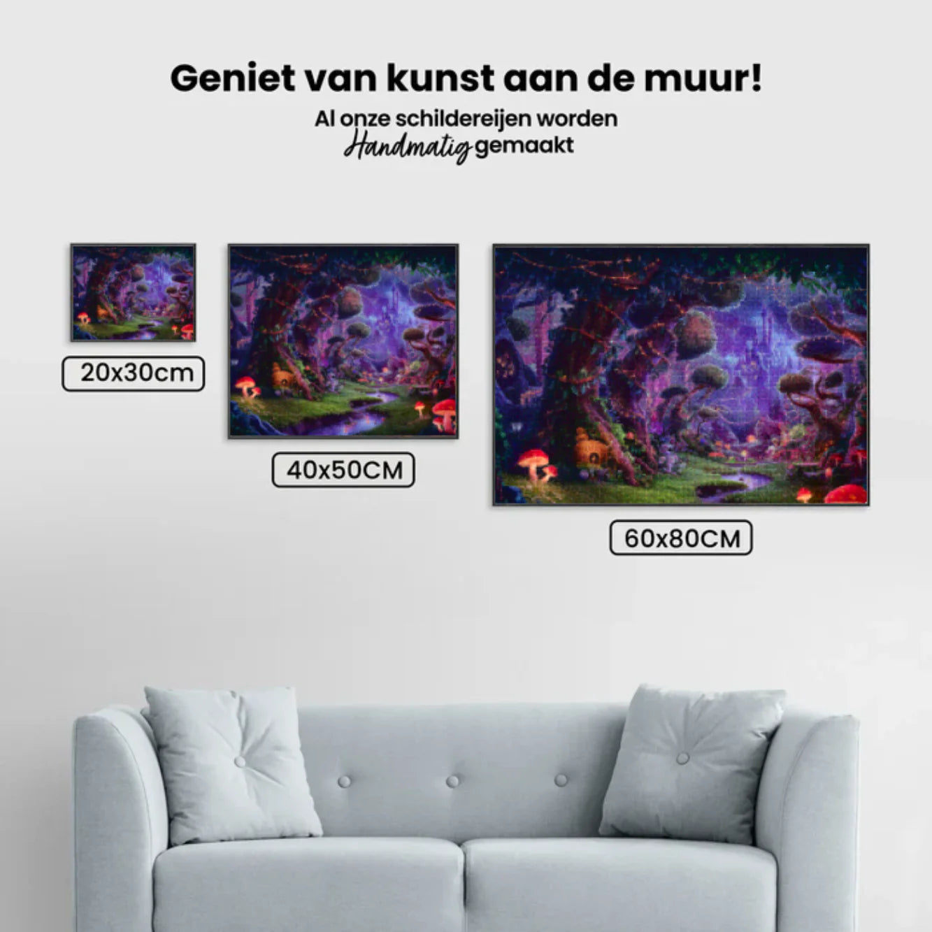 Diamond Painting - Lieu mystique pour les cèpes