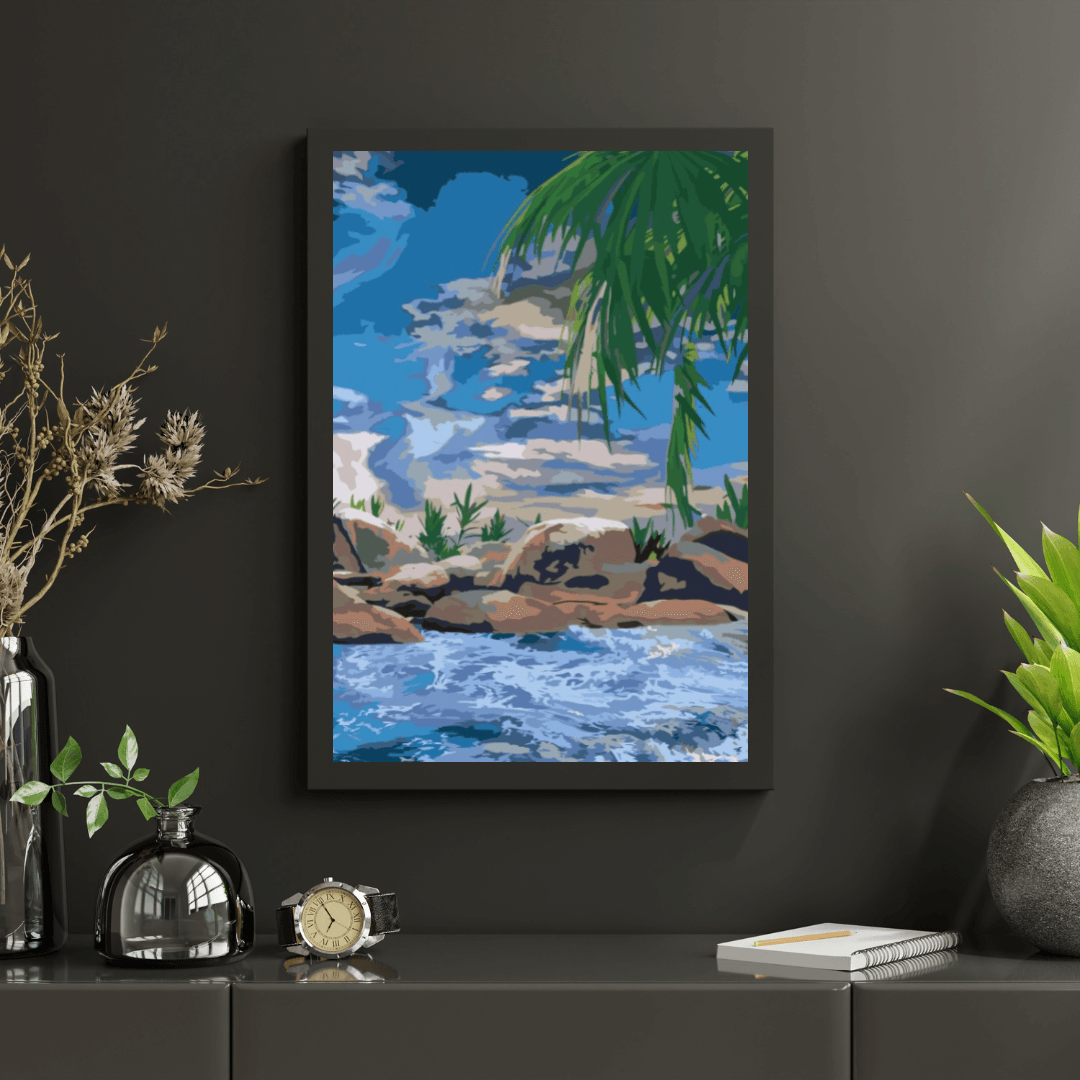 Diamond Painting - Océan et palmier - SEOS Shop ®