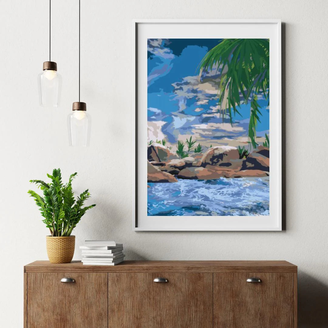 Diamond Painting - Océan et palmier - SEOS Shop ®
