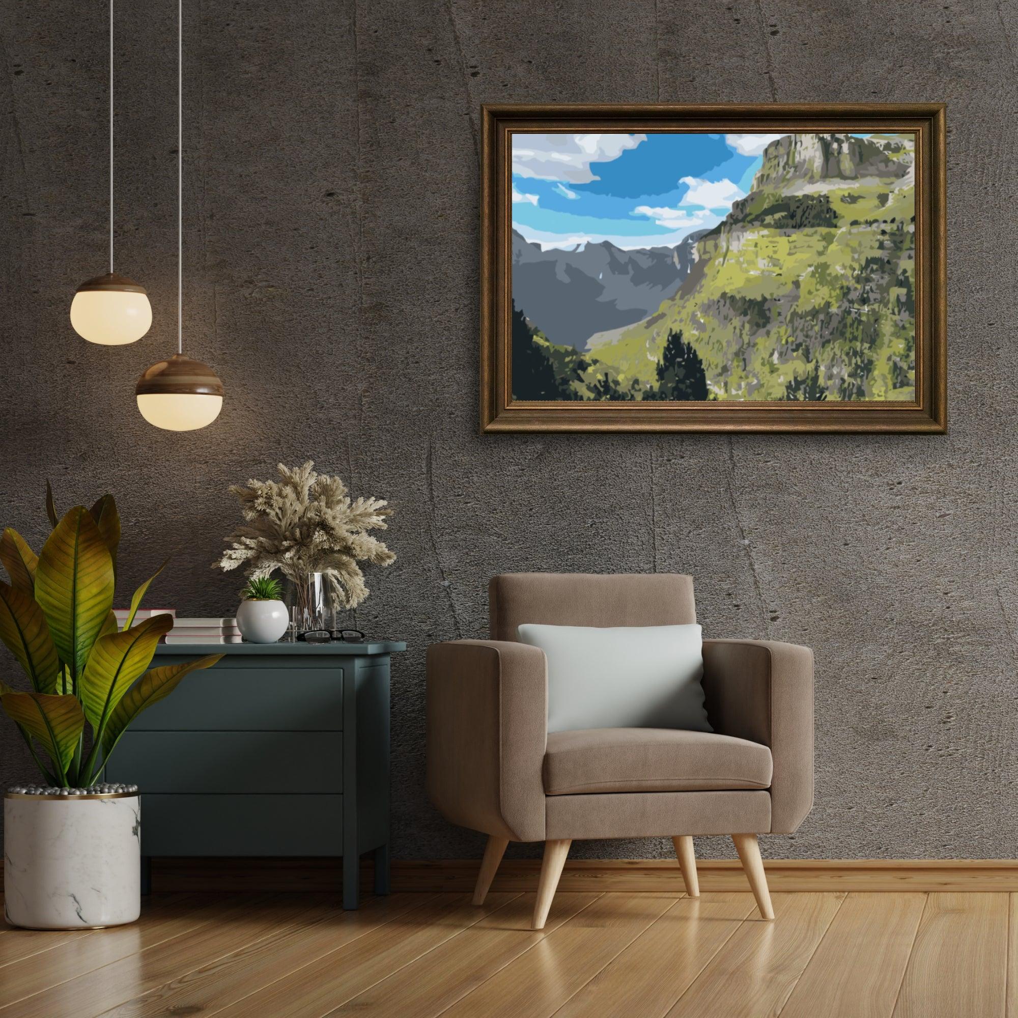 Diamond Painting - Canyon d'Ordesa, Espagne 2 - SEOS Shop ®