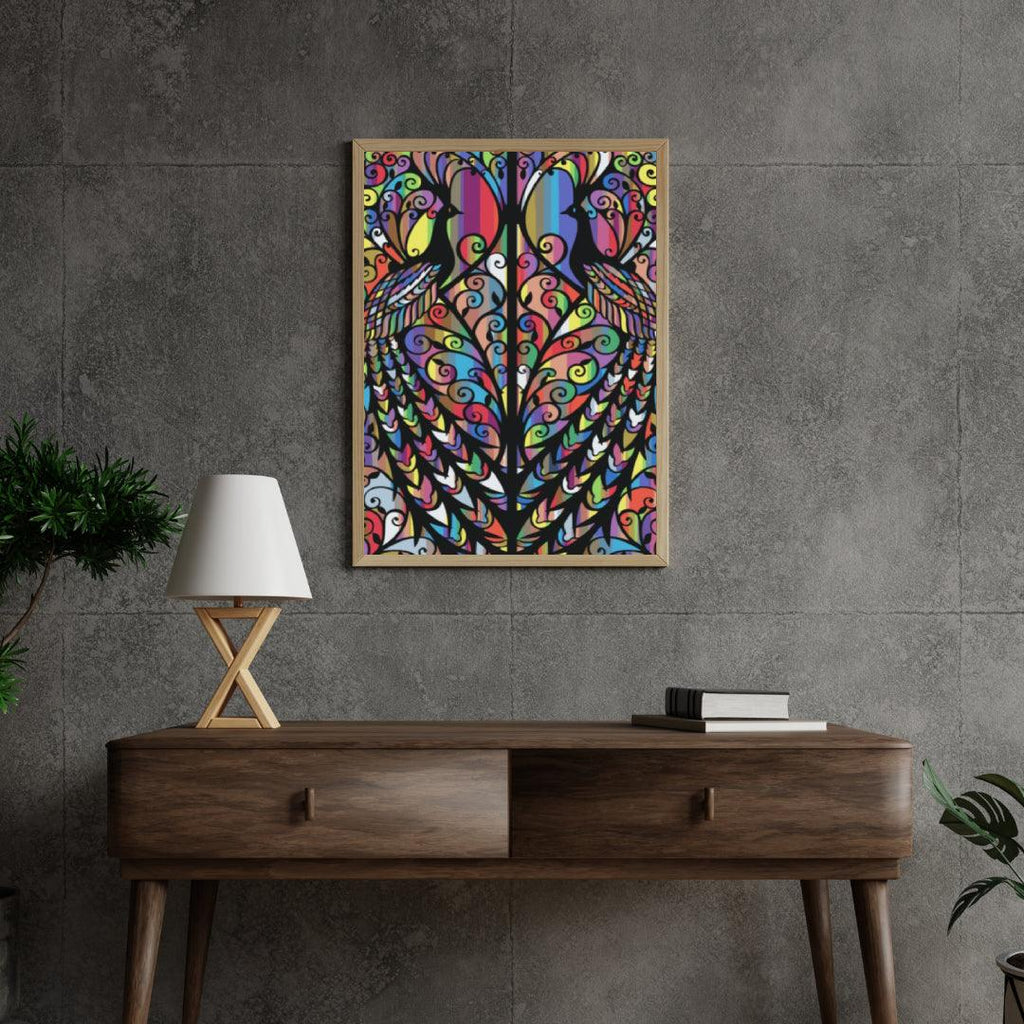 Diamond Painting - Fenêtre de Paon - SEOS Shop ®