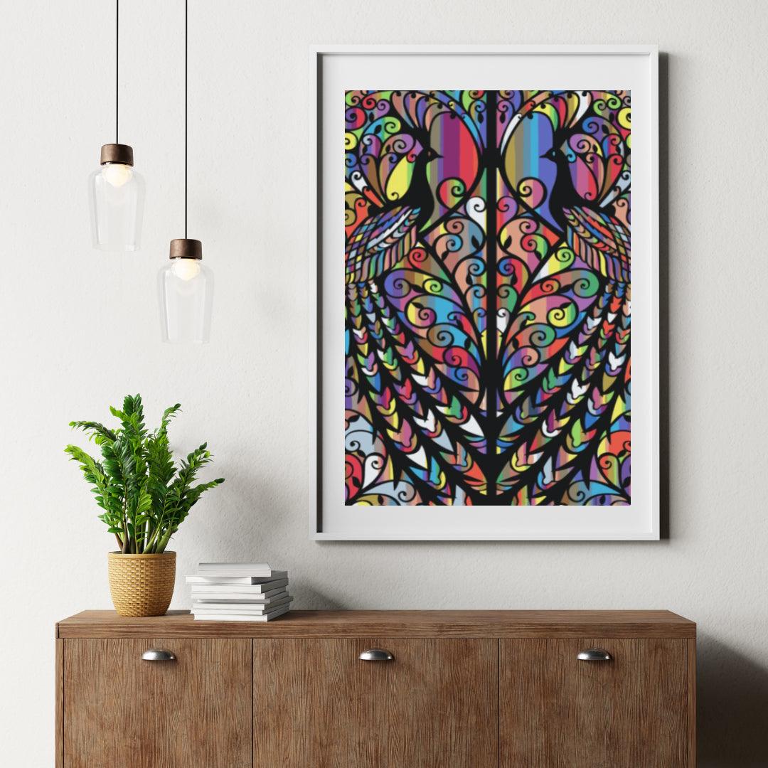 Diamond Painting - Fenêtre de Paon - SEOS Shop ®