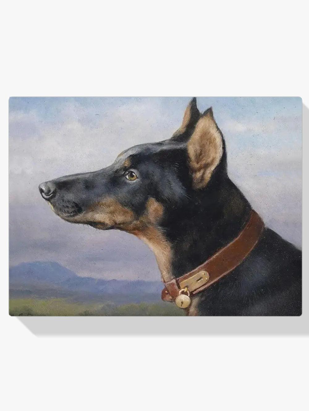 Diamond Painting - Portrait d'un Doberman
