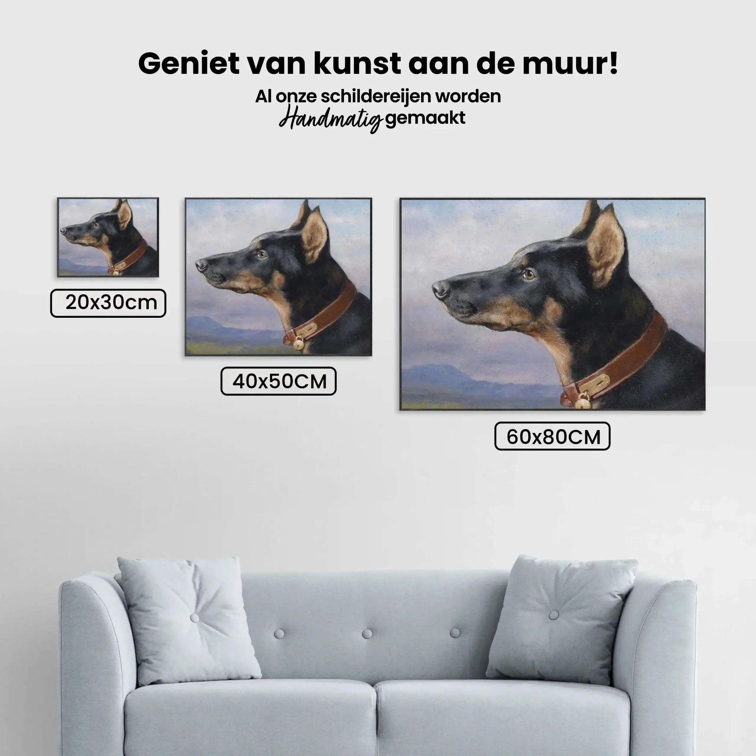 Diamond Painting - Portrait d'un Doberman