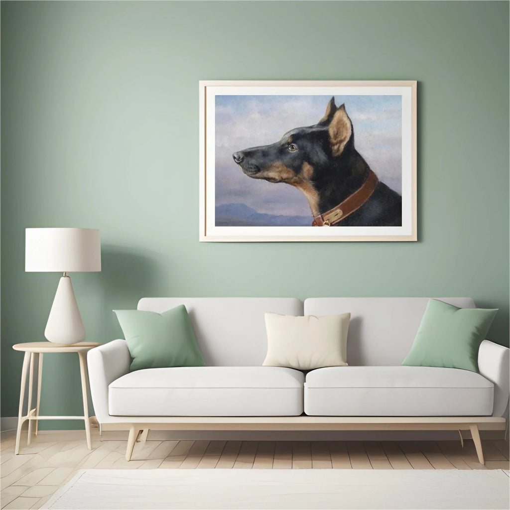 Diamond Painting - Portrait d'un Doberman