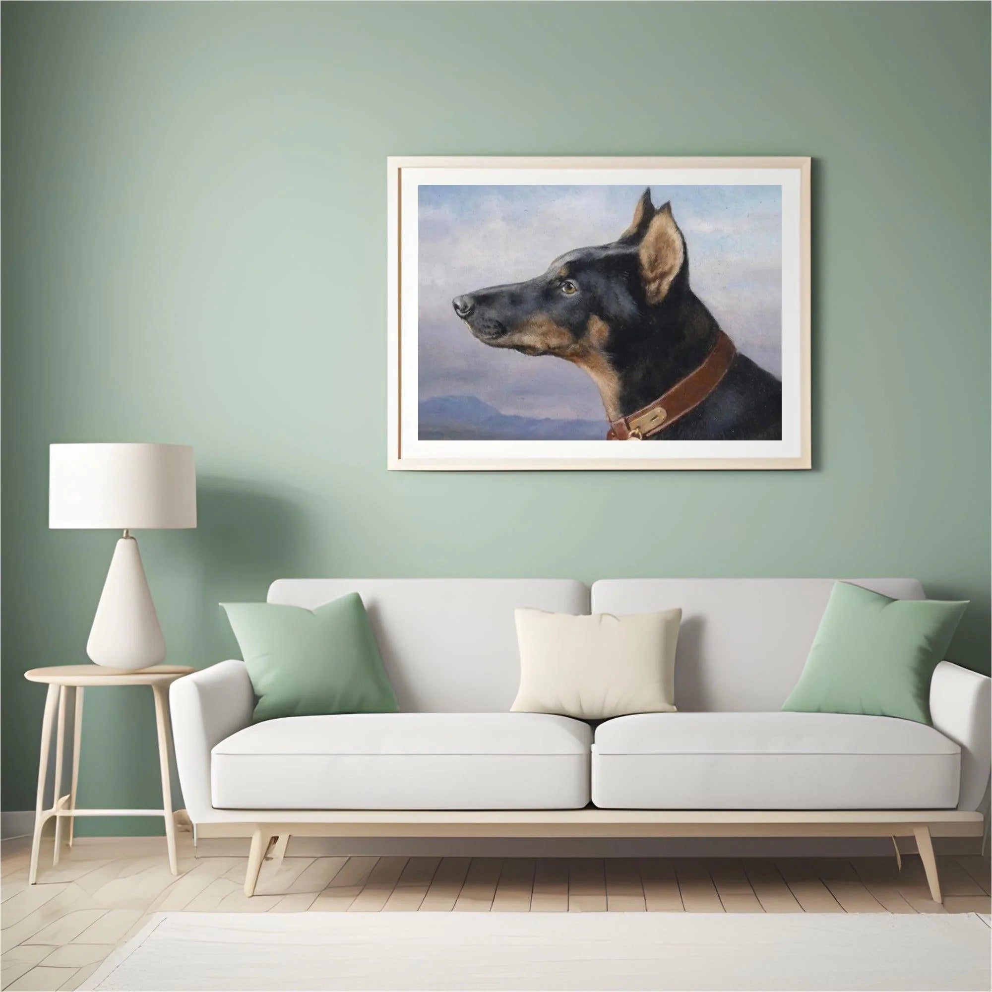 Diamond Painting - Portrait d'un Doberman