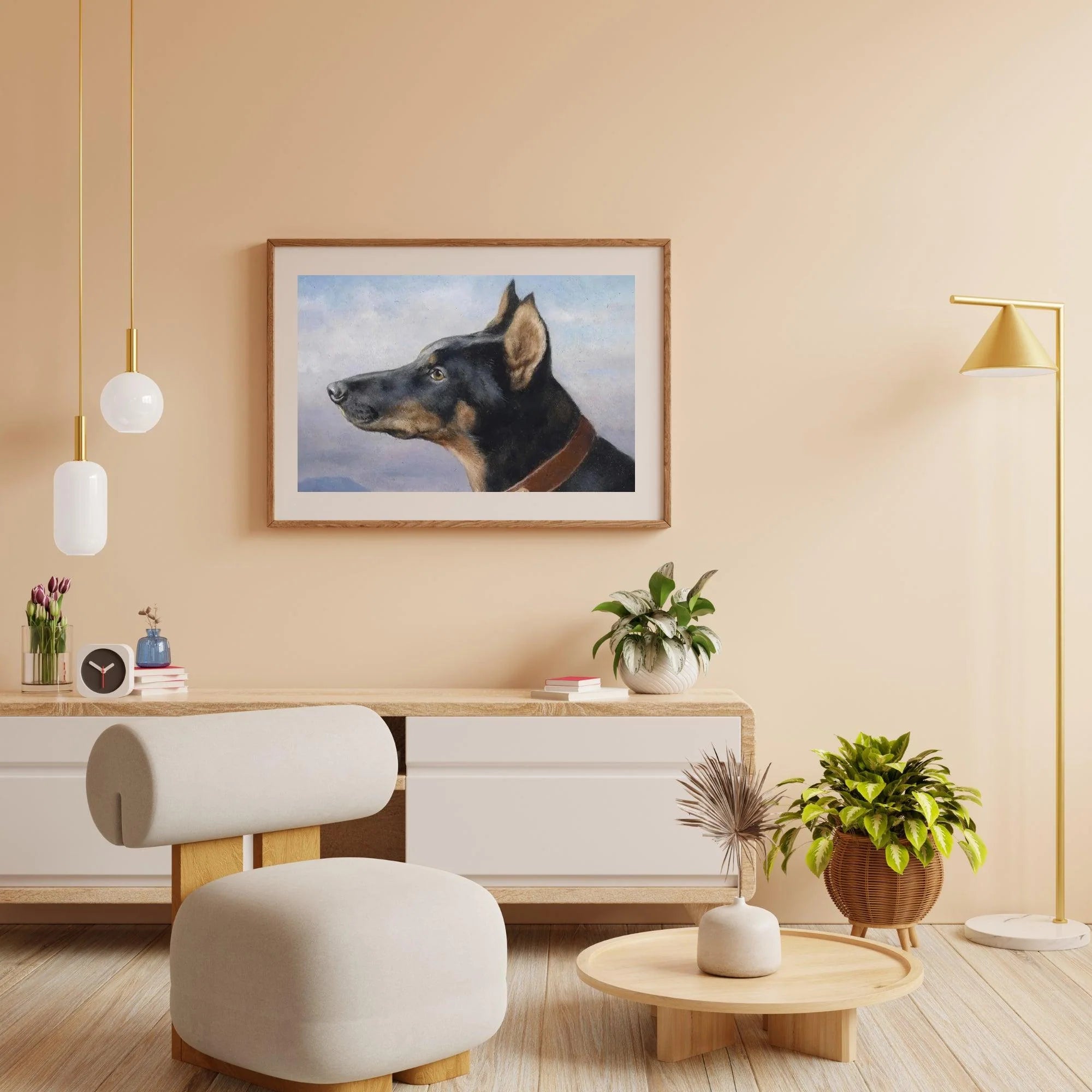 Diamond Painting - Portrait d'un Doberman