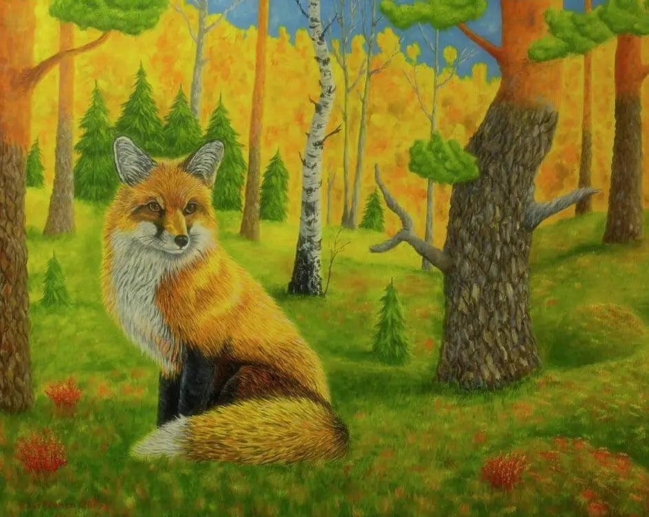 Diamond Painting - Renard Rouge