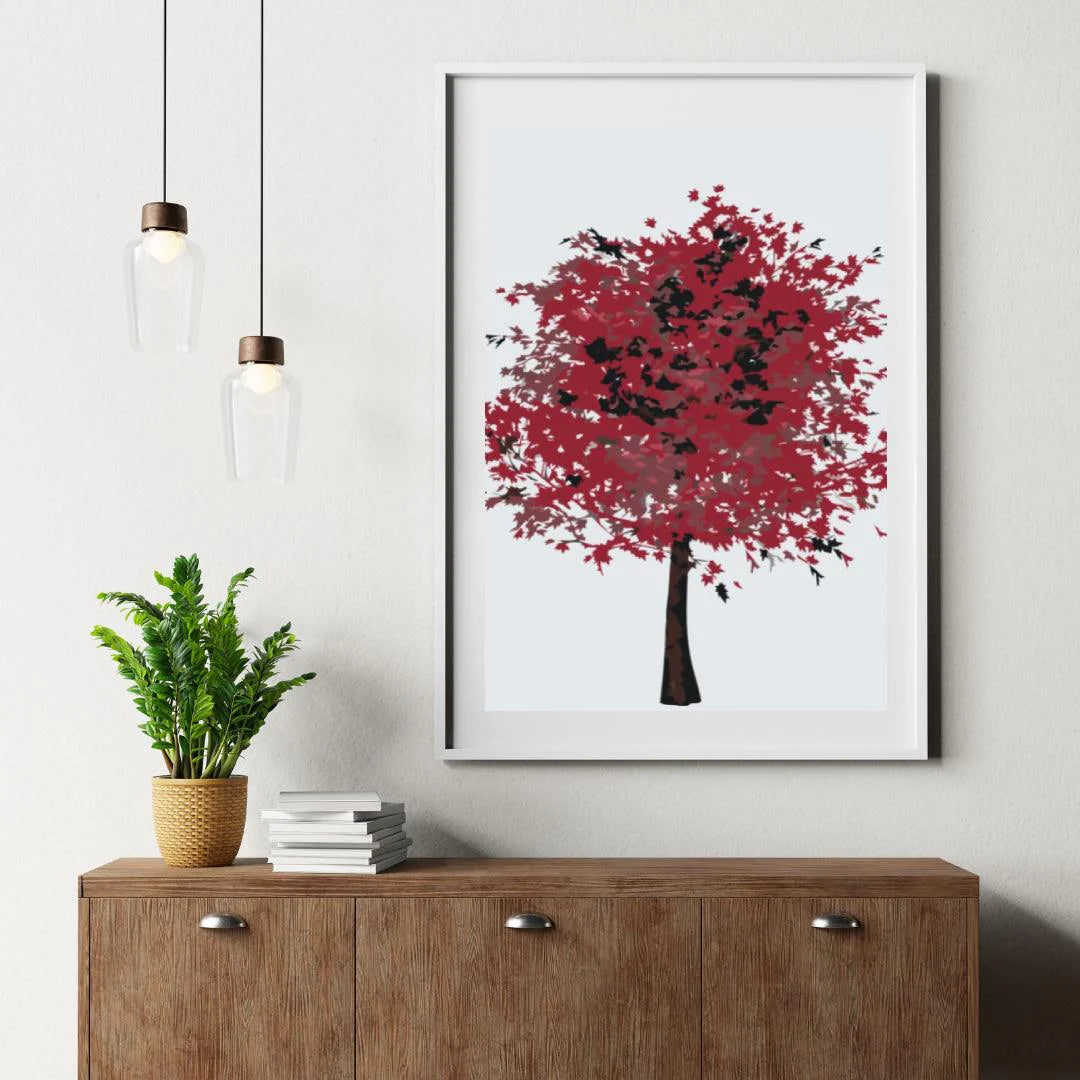 Diamond Painting - Arbre rouge - SEOS Shop ®