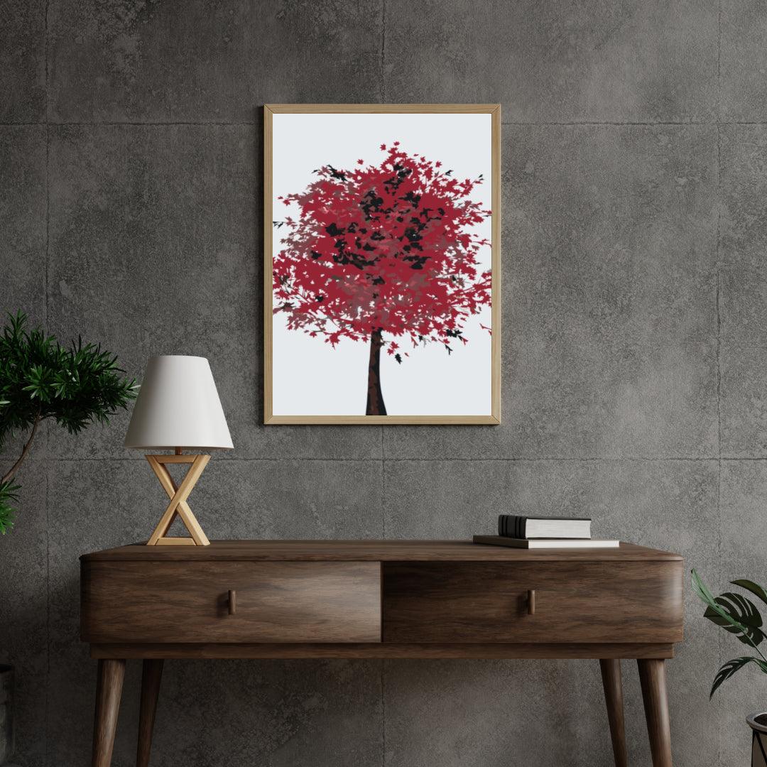 Diamond Painting - Arbre rouge - SEOS Shop ®