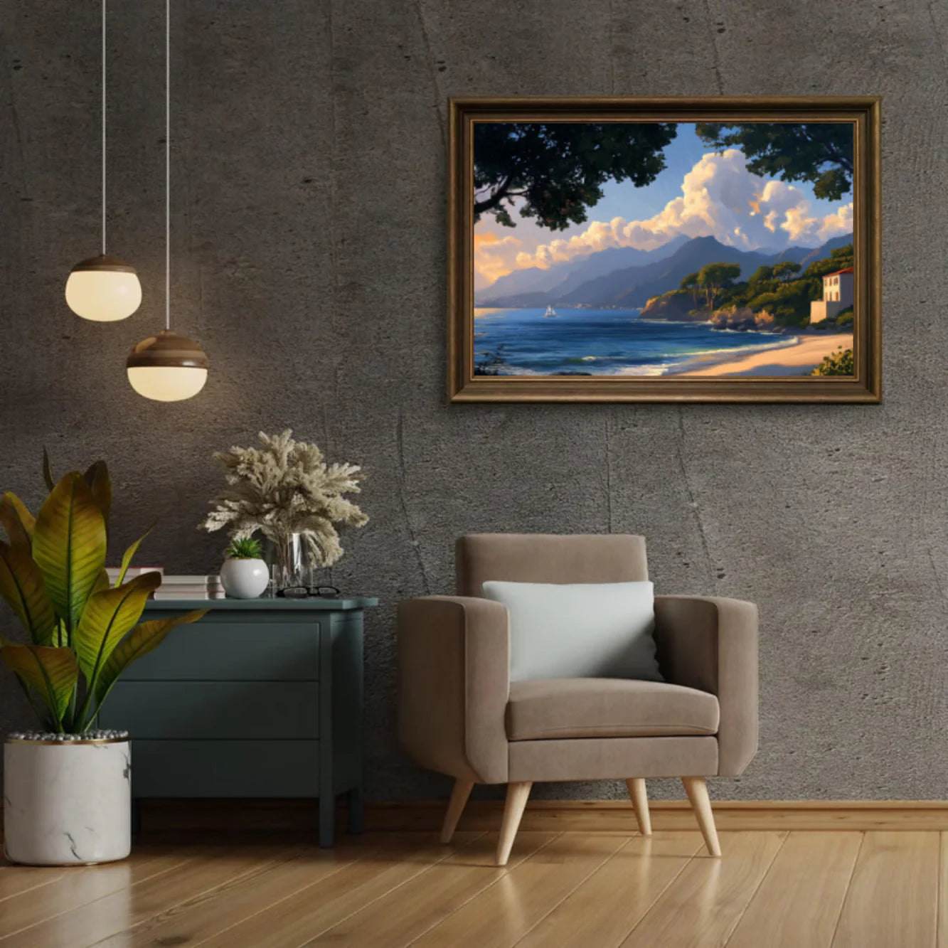Diamond Painting - Rust au bord de la mer